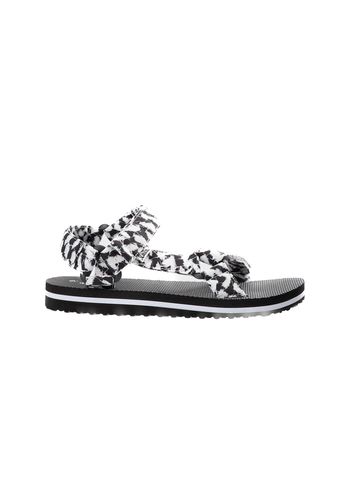 LALA Berlin - Sandaler - Sandal Sona - Swoosh Black / White