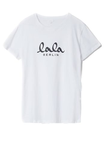 LALA Berlin - Koszulka - T-Shirt Cara - LALA white/black