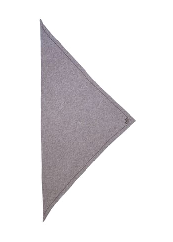 LALA Berlin - Tørklæde - Triangle Solid Logo M - City Middlegrey Melange