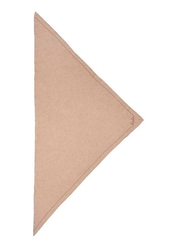 LALA Berlin - Šatka - Triangle Solid Logo M - Dune Beige