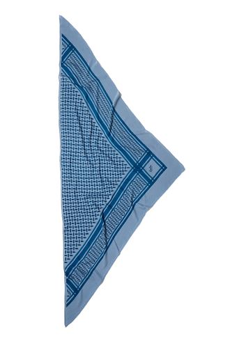 LALA Berlin - Scarf - Triangle Trinity Classic M - Niagara Blue