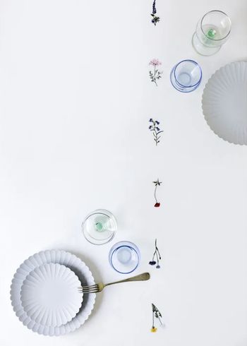 Langkilde & Søn - Nappe - Flora Tablecloth - White