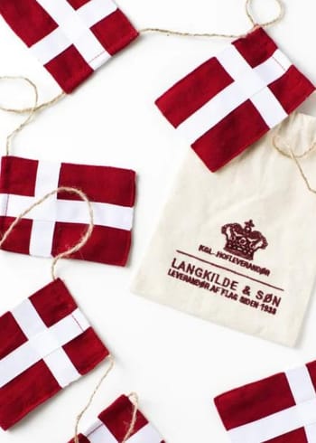 Langkilde & Søn - Flagran - Flagranke Med Dannebrogsflag - Danmark - Large