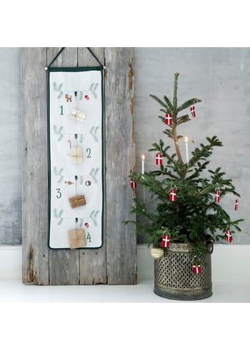 Langkilde & Søn - Christmas calendar - Adventskalender - White/Green