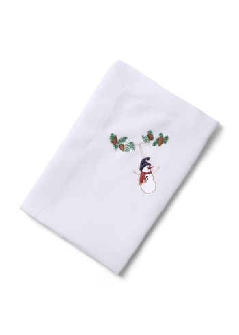 Langkilde & Søn - Stoffservietten - Christmas napkin - Snemand