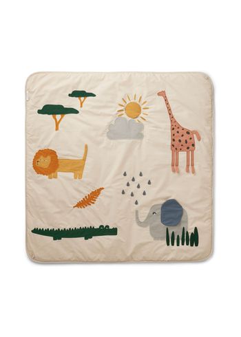 LIEWOOD - Activity blanket - Glenn Aktivitetstæppe - 1111 - Safari sandy mix