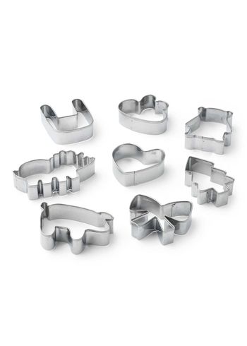 LIEWOOD - Verktyg för bakning - Trille Cookie Cutter 8-pack - 1210 Stainless steel