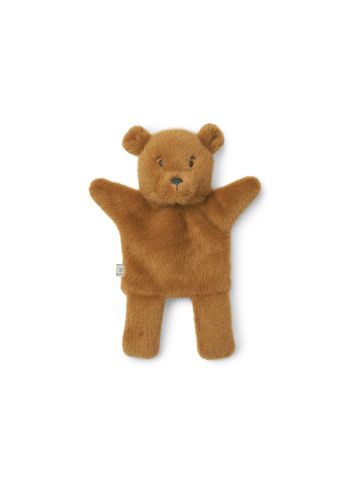 LIEWOOD - Plyšové zviera - Honor Bear Hand Puppet - Golden caramel