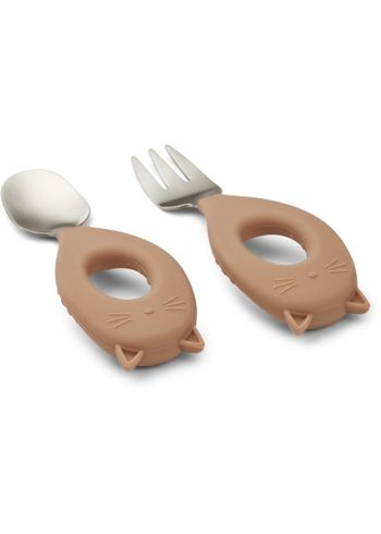LIEWOOD - Posate - Stanley Baby Cutlery Set - 1352 Cat / Tuscany Rose