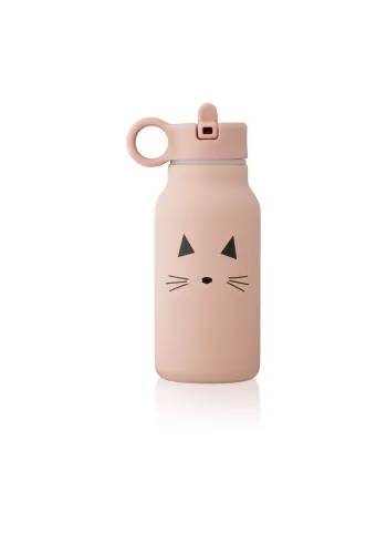 LIEWOOD - Garrafa para beber para crianças - Falk Water Bottle 250 ml - 0022 Cat rose