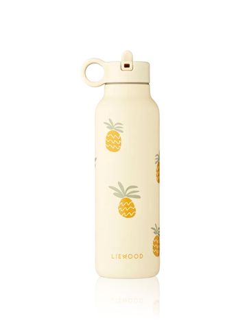 LIEWOOD - Børnedrikkedunk - Falk Water Bottle - 500 ml - Pineapples / Cloud Cream