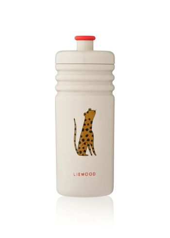 LIEWOOD - Dricksflaska för barn - Lionel Statement Water Bottle - 430 ML - Leopard / Sandy
