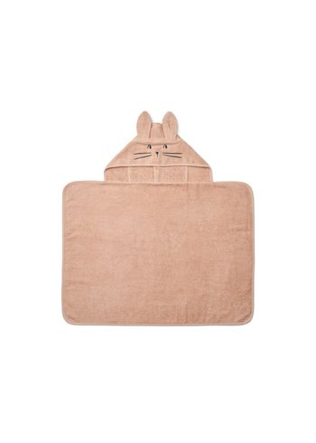 LIEWOOD - Memory Box - Vilas Rabbit Baby Hooded Towel - Pale tuscany