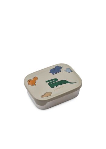 LIEWOOD - Broodtrommel voor kinderen - Arthur Lunchbox - 2168 - Dinosaurs / Mist