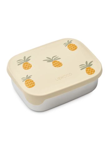 LIEWOOD - Børnemadkasse - Arthur Lunchbox - Pineapples / Cloud Cream