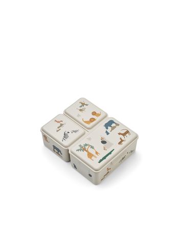 LIEWOOD - Brotdose für Kinder - Driss Lunchbox - All together / Sandy