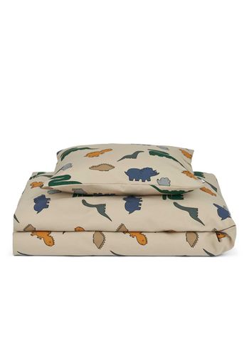 LIEWOOD - Children's bedding - Carmen Babysengetøj - 2168 - Dinosaurs / Mist