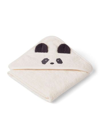 LIEWOOD - Handtuch - Albert Babyhåndklæde Med Hætte - 0010 - Panda creme de la creme