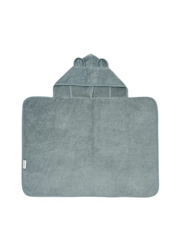 LIEWOOD - Håndklæde - Vilas Baby Hooded Towel - 1527 Blue Fog