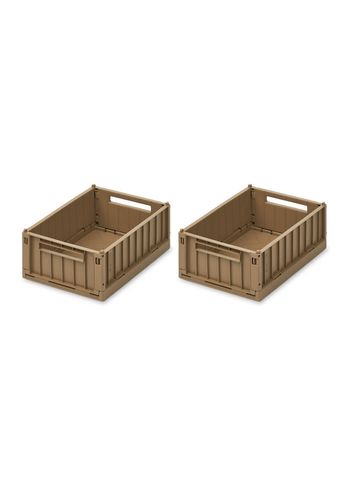 LIEWOOD - Dětský úložný box - Weston Opbevaringskasse - Medium 2-pak - 3070 - Oat