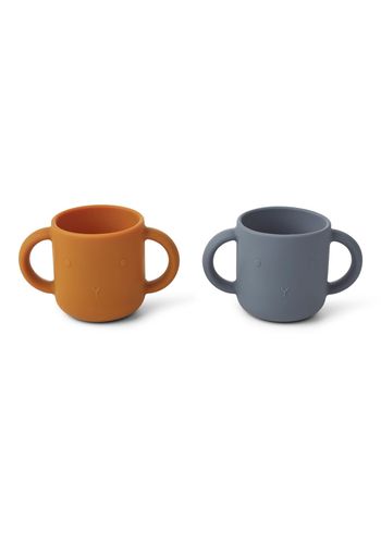 LIEWOOD - Tasse - Gene Silikonekop 2-pak - 0138 - Rabbit blue wave