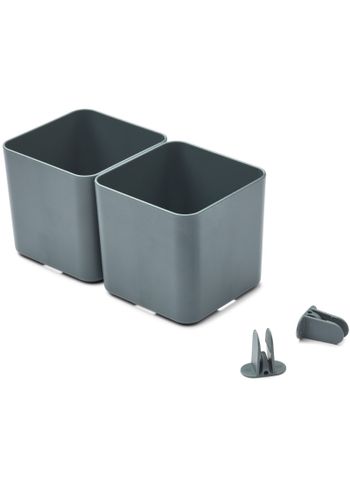 LIEWOOD - Storage boxes - Jamal Storage System - 7130 Whale Blue - Small