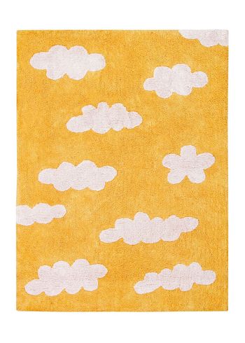 Lorena Canals - Children's carpet - Washable Rug Clouds - Mustard