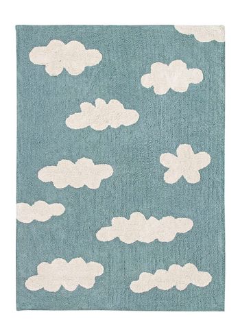 Lorena Canals - Børnegulvtæppe - Washable Rug Clouds - Vintage Blue