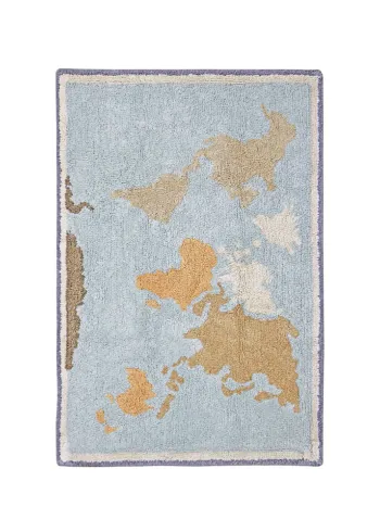 Lorena Canals - Tapis pour enfants - Washable Rug Mini Worldmap - Multi