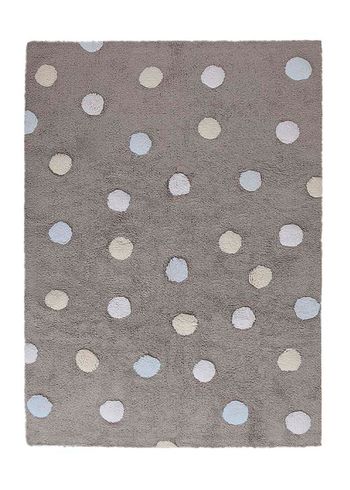 Lorena Canals - Children's carpet - Washable Rug Polka Dots - Grey / Blue