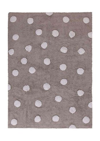 Lorena Canals - Children's carpet - Washable Rug Polka Dots - Grey / White