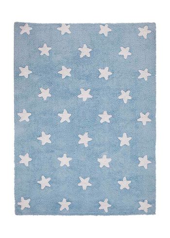 Lorena Canals - Children's carpet - Washable Rug Stars - Blue / White