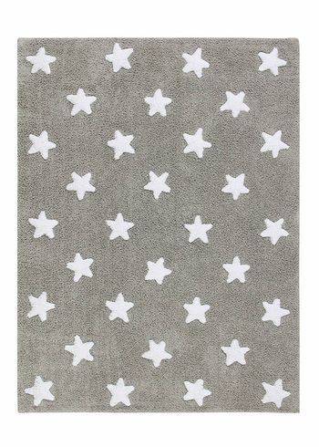 Lorena Canals - Children's carpet - Washable Rug Stars - Grey / White