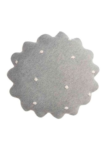 Lorena Canals - Cuscino per bambini - Knitted Cushion Round Biscuit - Grey