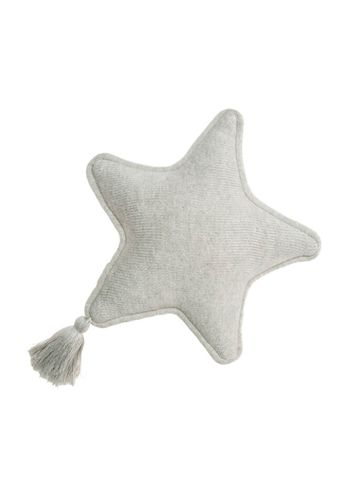 Lorena Canals - Kudde för barn - Knitted Cushion Twinkle Star - Grey