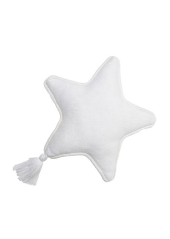 Lorena Canals - Kudde för barn - Knitted Cushion Twinkle Star - Ivory