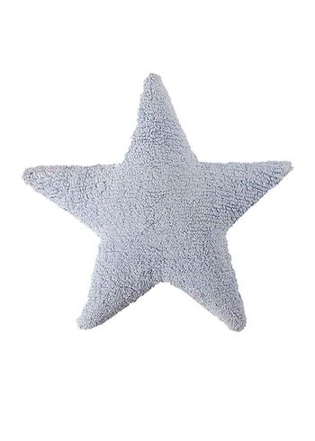 Lorena Canals - Kudde för barn - Washable Cushion Star - Blue