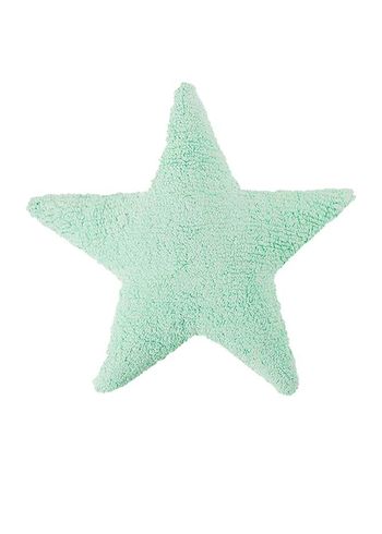 Lorena Canals - Kudde för barn - Washable Cushion Star - Soft Mint