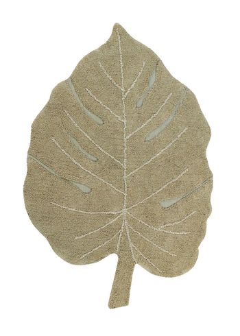 Lorena Canals - Teppich - Washable Rug Monstera - Olive