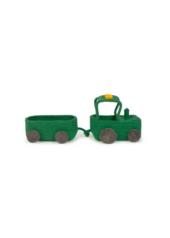 Lorena Canals - Toys - Basket Tractor - Green