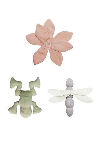 Lorena Canals - Speelgoed - Crinkle And Rattle Baby Toys Lily Pond - Set Of 3 - Lily Pond