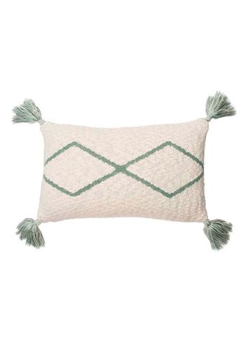 Lorena Canals - Kussen - Knitted Cushion Little Oasis - Indus Blue