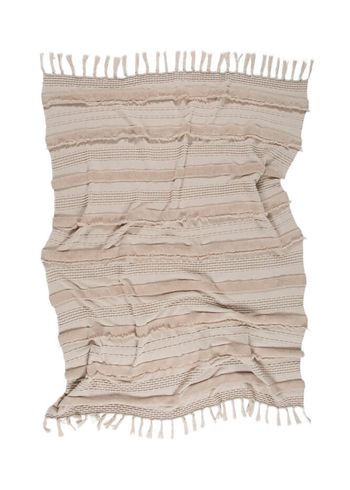 Lorena Canals - Tæppe - Knitted Blanket Air - Dune White