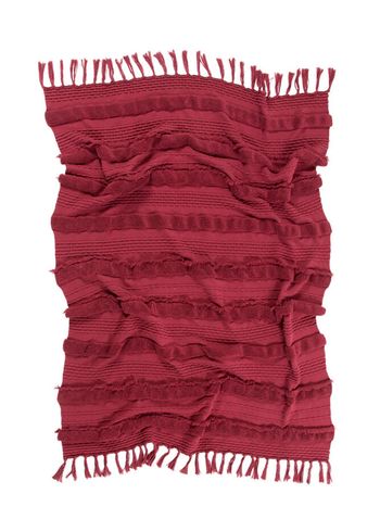 Lorena Canals - Filt - Knitted Blanket Air - Savannah Red