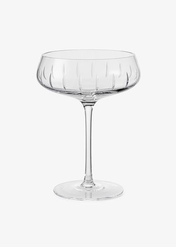 Louise Roe - Glass - Champagne Coupe | Single Cut - Clear