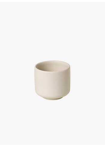 Louise Roe - Cup - Ceramic PISU - #02 Cup Vanilla White