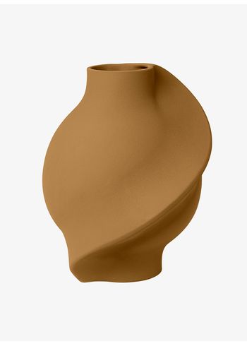 Louise Roe - Vase - Caramic Pirout vase - Sanded Ocker