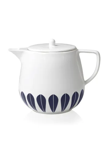 Lucie Kaas - Dzbanek - Lotus Tea Pot - Dark Blue Pattern