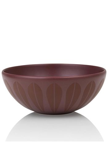 Lucie Kaas - Skål - Lotus Bowl - Extra Large - Dark Red