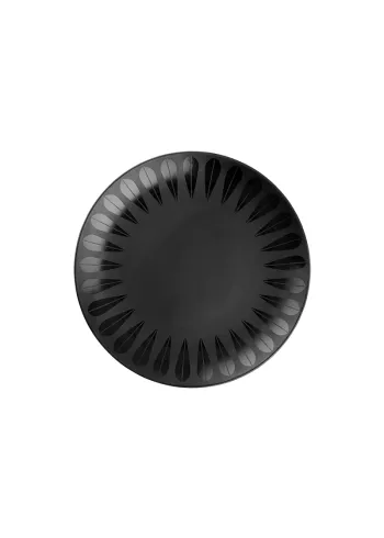 Lucie Kaas - Plate - Lotus Plate | White or Black - Black